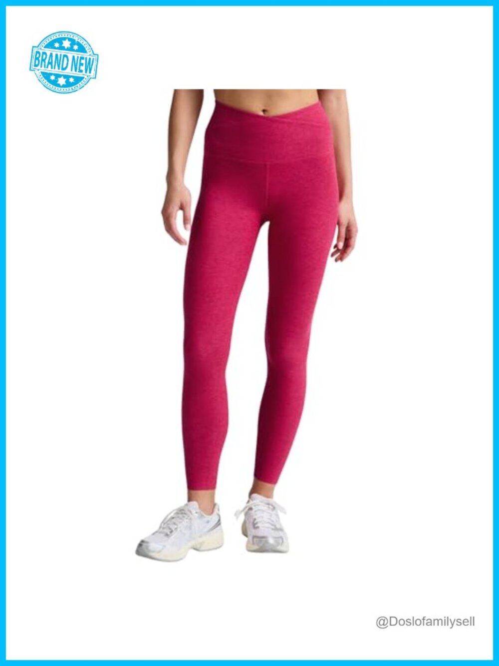 High Waisted Midi Leggings Spacedye Yoga Pants